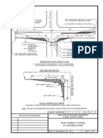 Sight Visibility Zones at Intersections: Uniform Standard Drawings Clark County Area