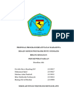 PROPOSAL PROGRAM KREATIVIATAS MAHASISWA Kel 4