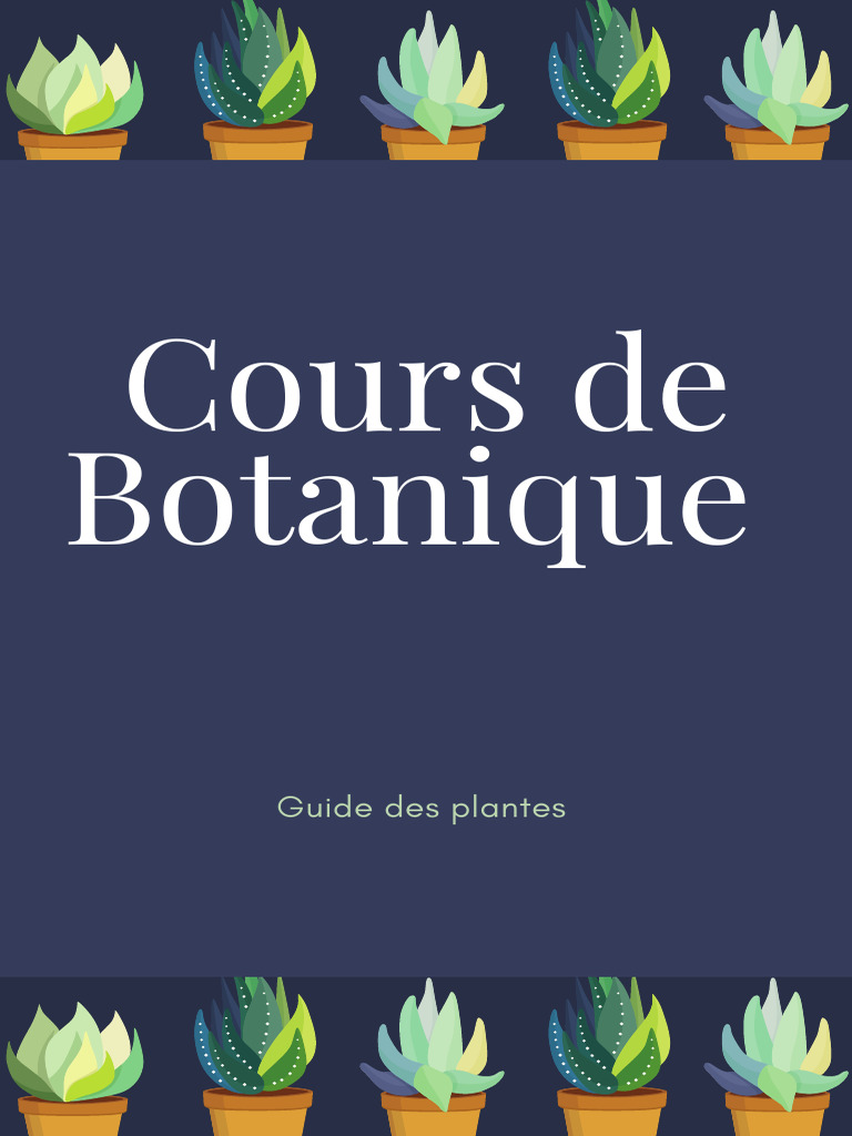 Livre de Botanique | PDF