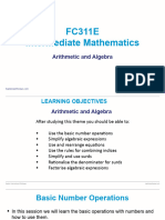 Arithmetic and Algebra - Presentation