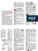 Triptico de Relacionamiento Comunitario