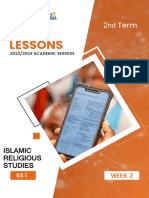 Islamic Studies Ss 1 2nd Term Week 2