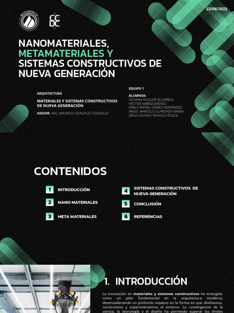 Ejemplos de Metamateriales en Construcción | PDF | Nanopartículas ...