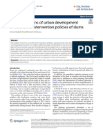 Strategic Actions of Urban Development To Define The Intervention Policies of Slums