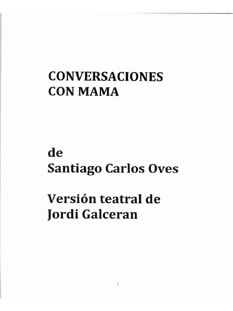 Conversaciones Con Mama PDF