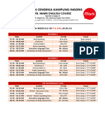 Schedule of Class 10.05.23