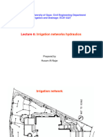 L6 Irrigation Networks Hydraulics