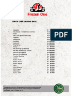 Price List Sapi 2023