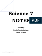 Full Science 7 Notes