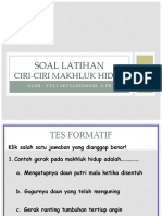 Soal Latihan Ciri Makhluk Hidup