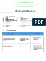 Sesion de Aprendizaje 1 2018