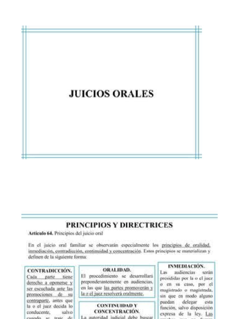 Juicio Oral | PDF