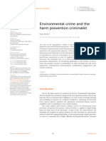 Environmental Crime and The Harm Prevention Criminalist