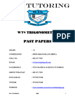 Wts 12 Trigonometry Questions