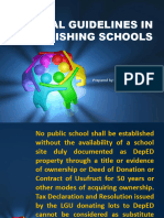 Topic 1 - Guideline in Establishing School