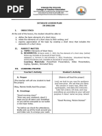 Story Grammar Elements Lesson Plan | PDF | Reading Comprehension | Learning