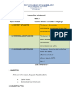 Lesson Plan in Science Detailed