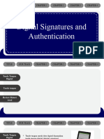 Digital Signatures and Authentication