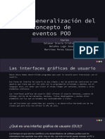 Generalización Del Concepto de Eventos POO