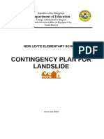 New Katipunan ES Contingency Plan on Landlisde 2023