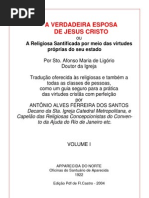 Sto Afonso de Ligorio - A Verdadeira Esposa de Cristo - I