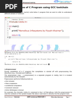 Marvellous Infosystems - Pre-Placement Activity - Build Process of C Program Using GCC Toolchain