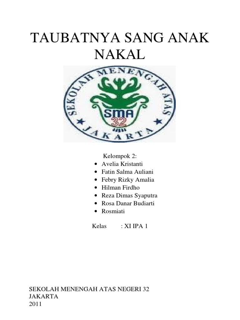 Taubatnya Sang Anak Nakal Drama Taubatnya Sang Anak Nakal Drama