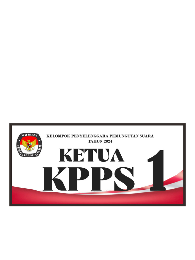 Tugas KPPS 1-7 Pemilu 2024 | PDF | Olahraga & Rekreasi