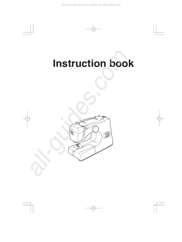 Janome Magnolia 7306 Sewing Machine Instruction Manual | PDF