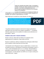 Analisis Economico de Partidos Politicos