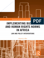 Implementing Business and Human Rights Norms in Africa Law and Policy Interventions