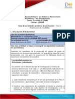 Guía de Actividades y Rúbrica de Evaluación - Fase 5 - Presentación de Resultados