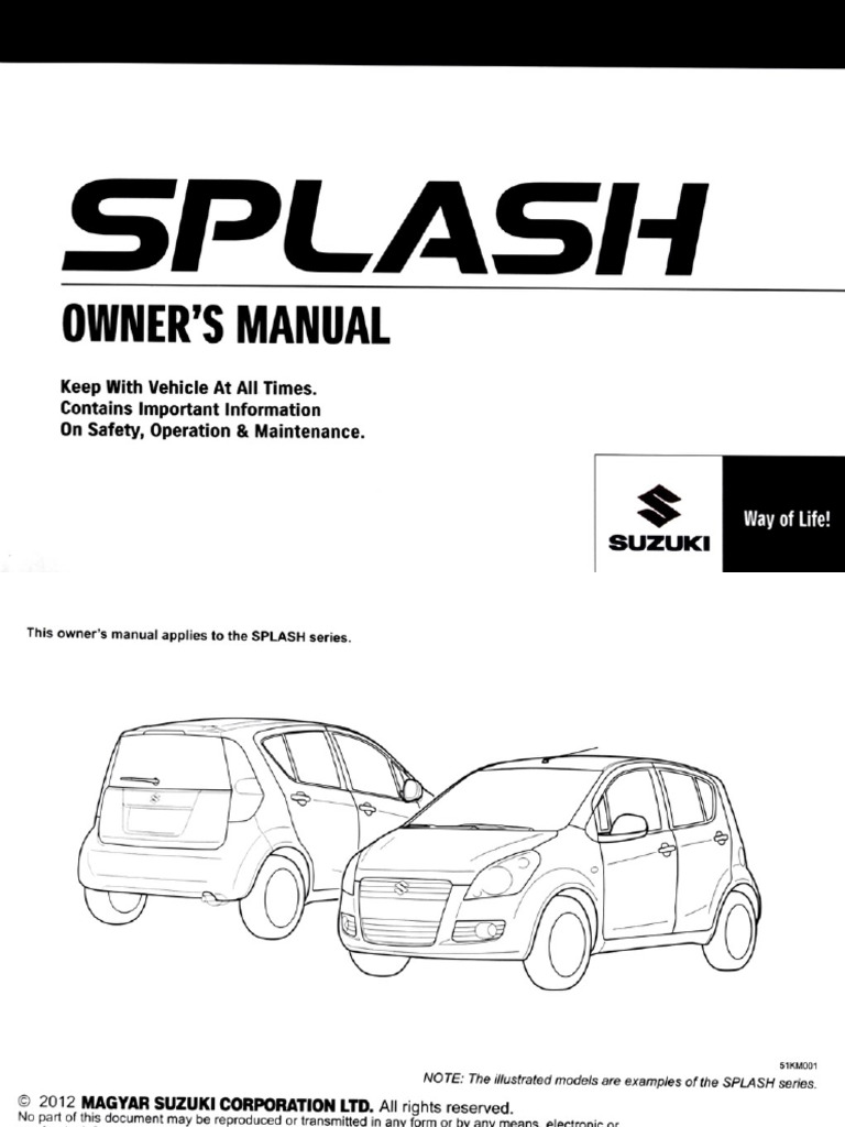 2012 Splash Users Manual | PDF
