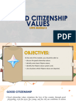 Module 2 Good Citizenship Values