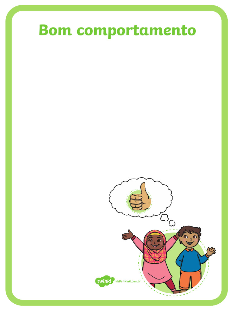 Bons e Maus Comportamentos na Escola | PDF