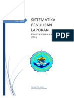Sistematika Penulisan Laporan PKL 2024