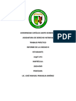 Informe Unidad III, Derecho Notarial