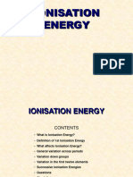 Ionisation Energy