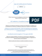 OCP 014 ACI Alcance de Acreditacion