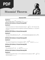 Binomial Theorem