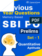 SBI PO - Prelims - 2022 - Quantitative Aptitude - MB - 01 1