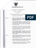 Pergub Sumsel 16 Tahun 2005 Tentang Peruntukan Air Dan Sungai