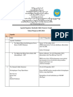 Agenda Kegiatan Akhir Semester Ganjil 2023