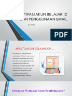 Aktivasi Akun Belajar - Id Dan Penggunaan Gmail