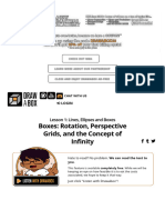 Boxes - Rotation, Perspective Grids, and The Concept of Infinity