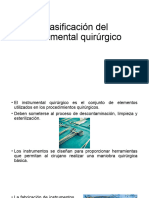 Clasificación Del Instrumental Quirúrgico