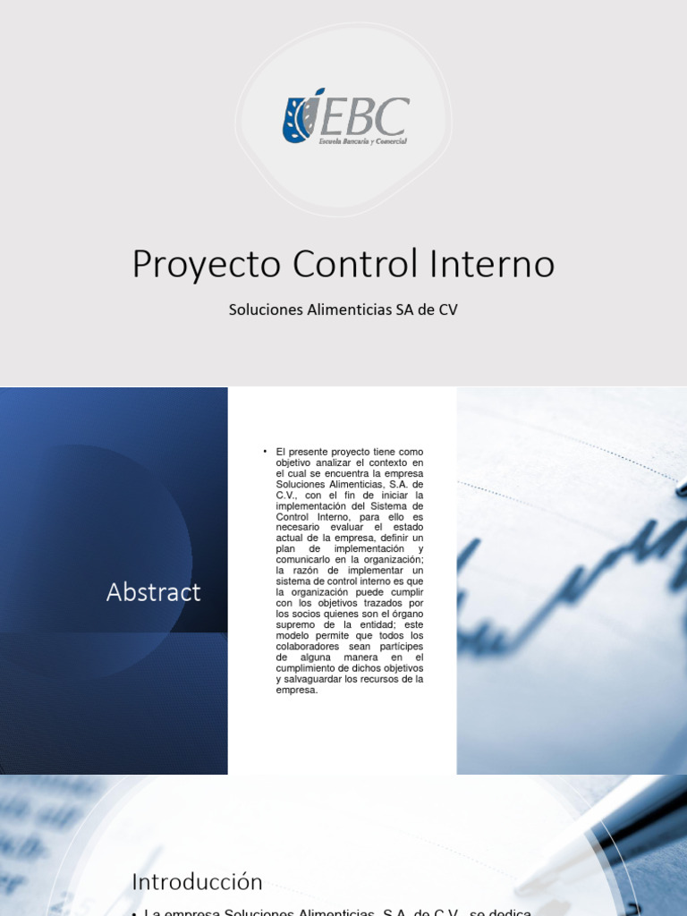 Implementación de Control Interno en S.A. de C.V. | PDF | Auditoría ...