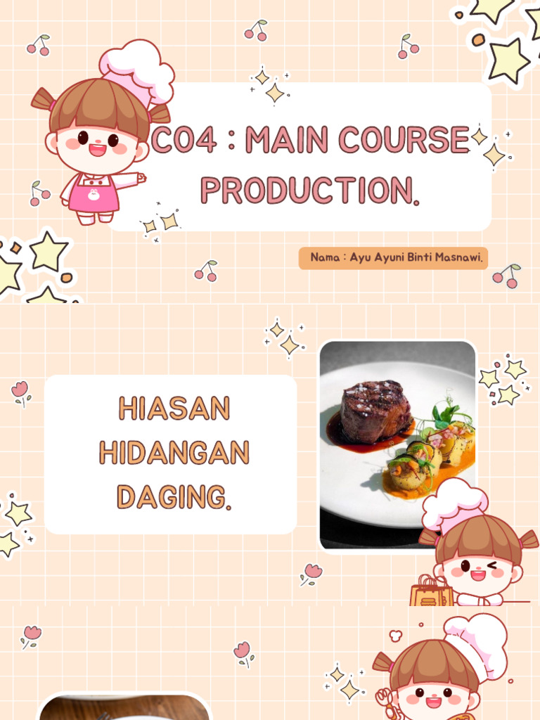 Orange Pink Cute Playful Make Cute Cupcake Presentation Pdf