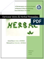 Varicose Veins and Herbal Remedies