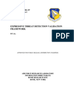 Expressive Threat Detection Validation F